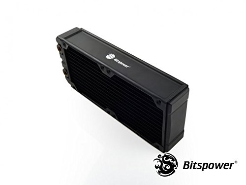 Bitspower 280mm ラジエーター ブラック Amazon | Bitspower Leviathan XF 240 4xG1/4